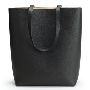 Cuyana Tall Structured Leather Tote